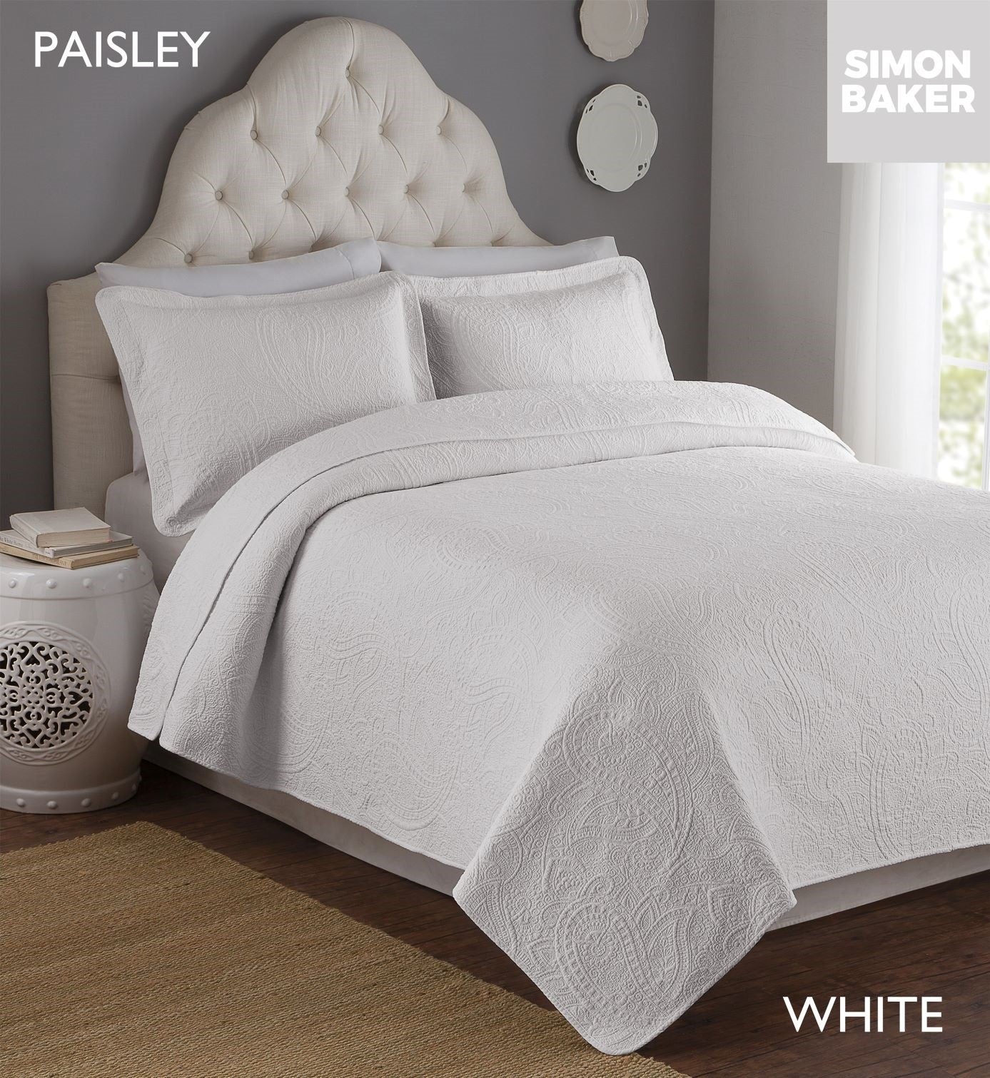 Quilted Paisley Bedspreads