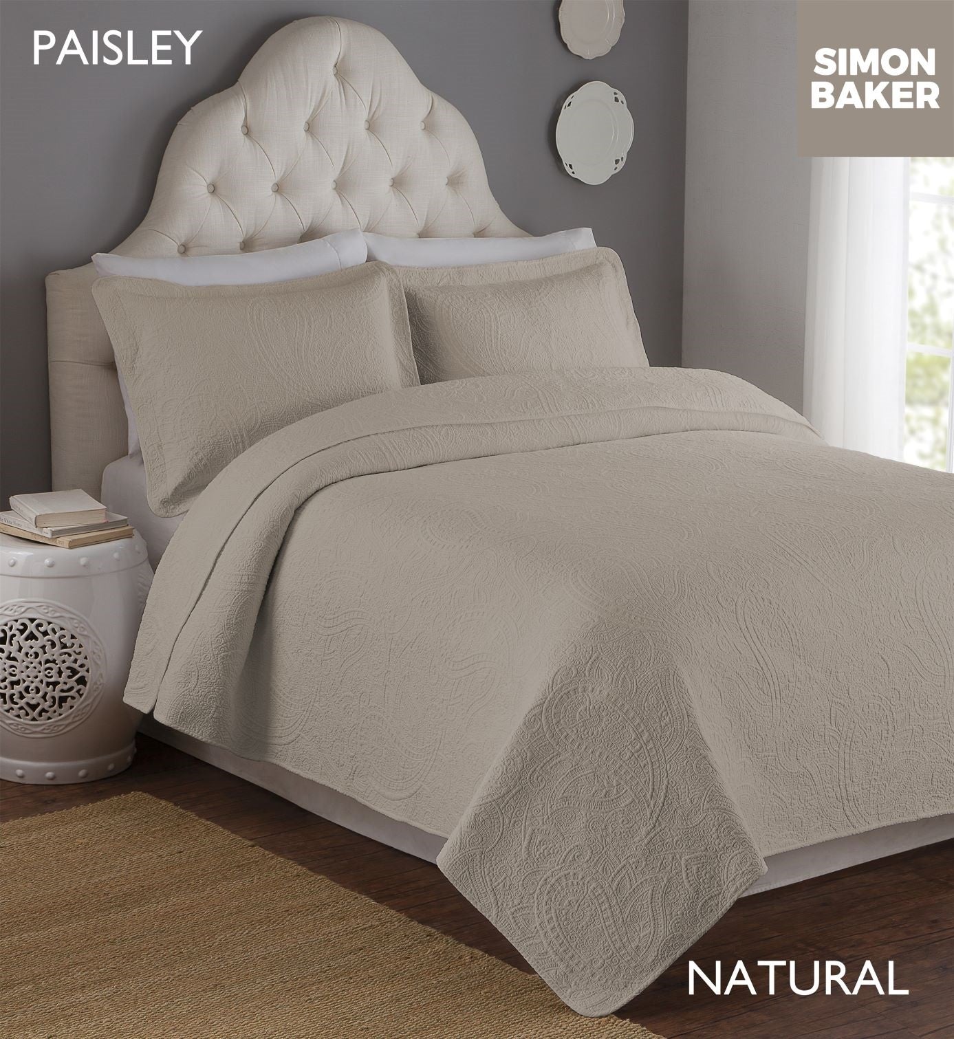 Quilted Paisley Bedspreads