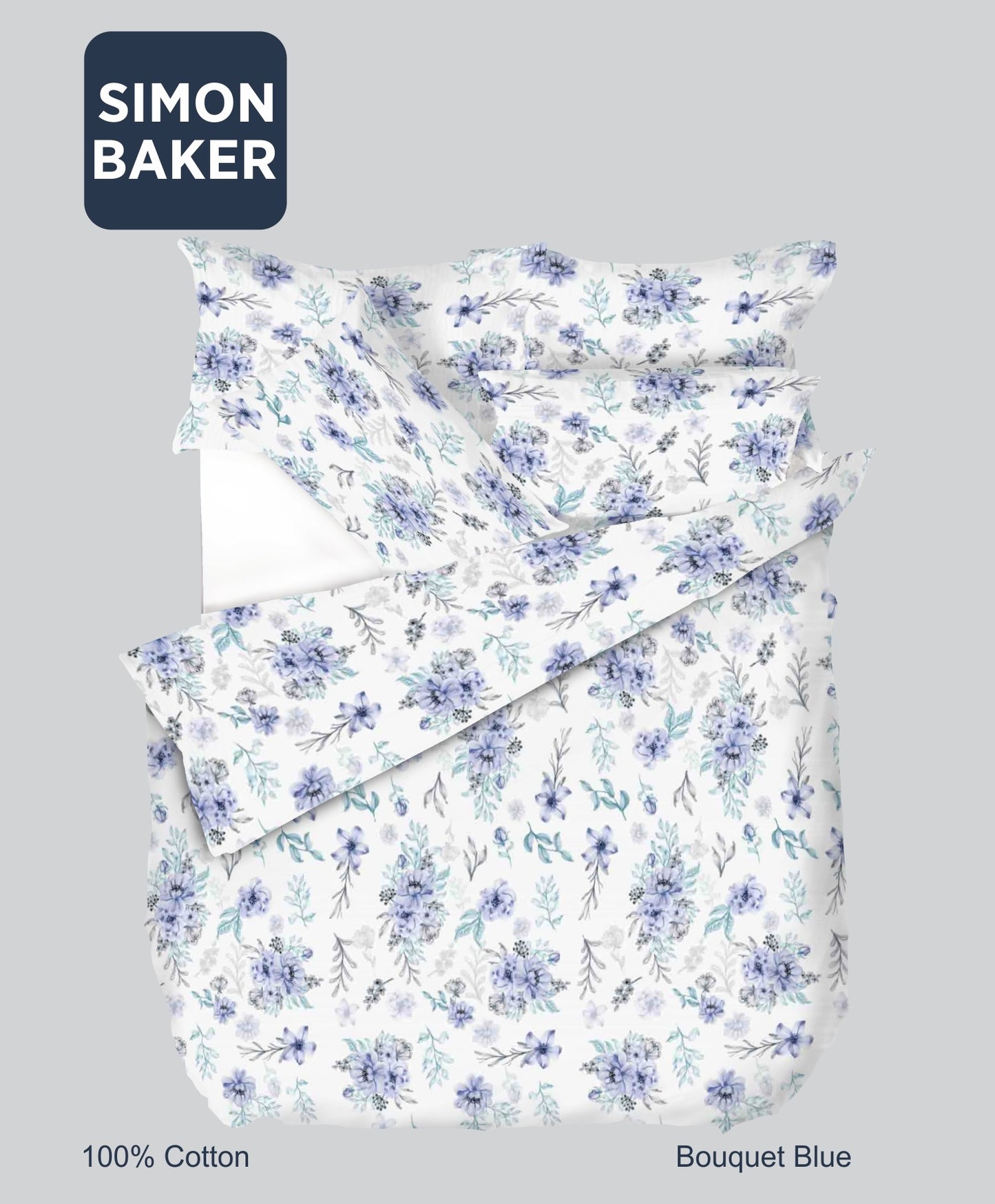 Pure Cotton Printed Duvet Cover Sets