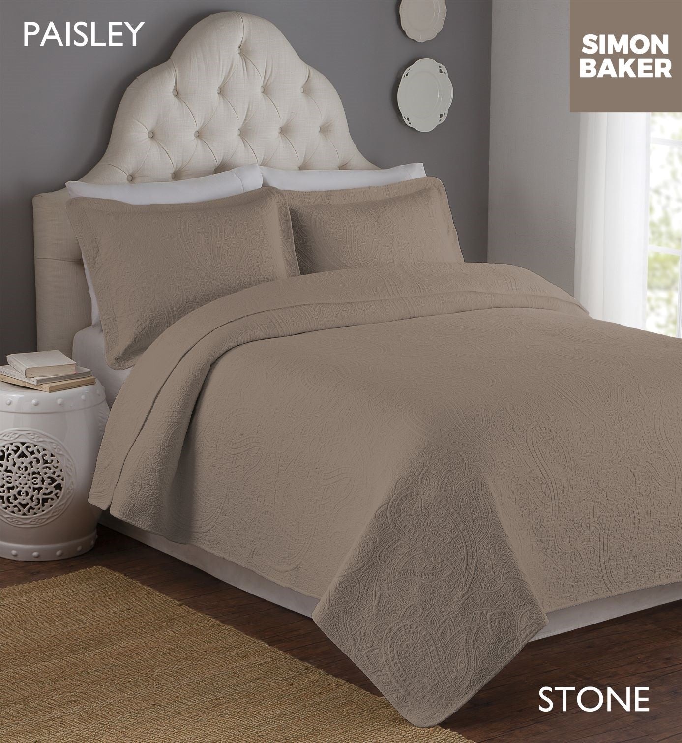 Quilted Paisley Bedspreads