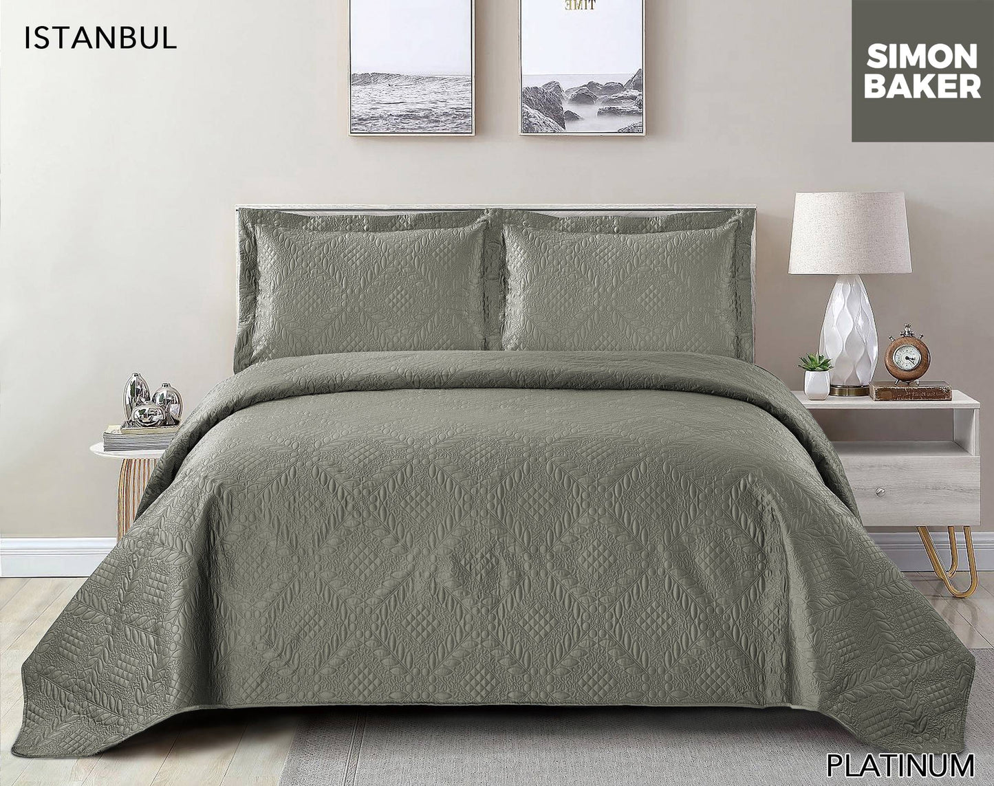 Istanbul Pin-Quilt Bedspread