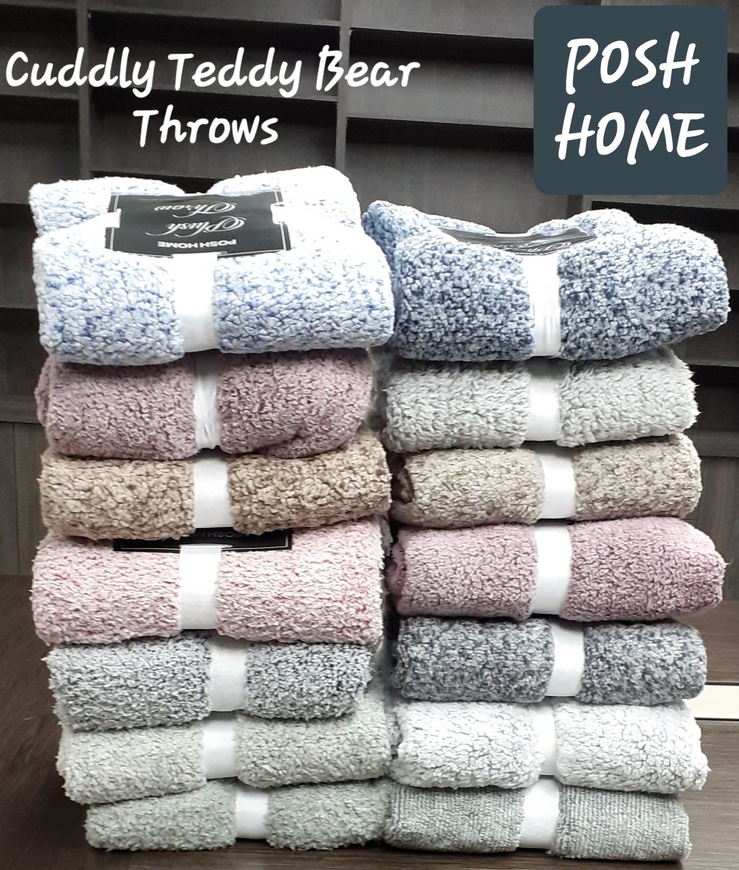 Cuddly Teddy Bear Throws