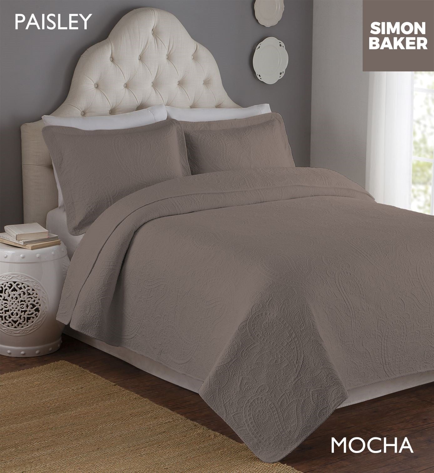 Quilted Paisley Bedspreads