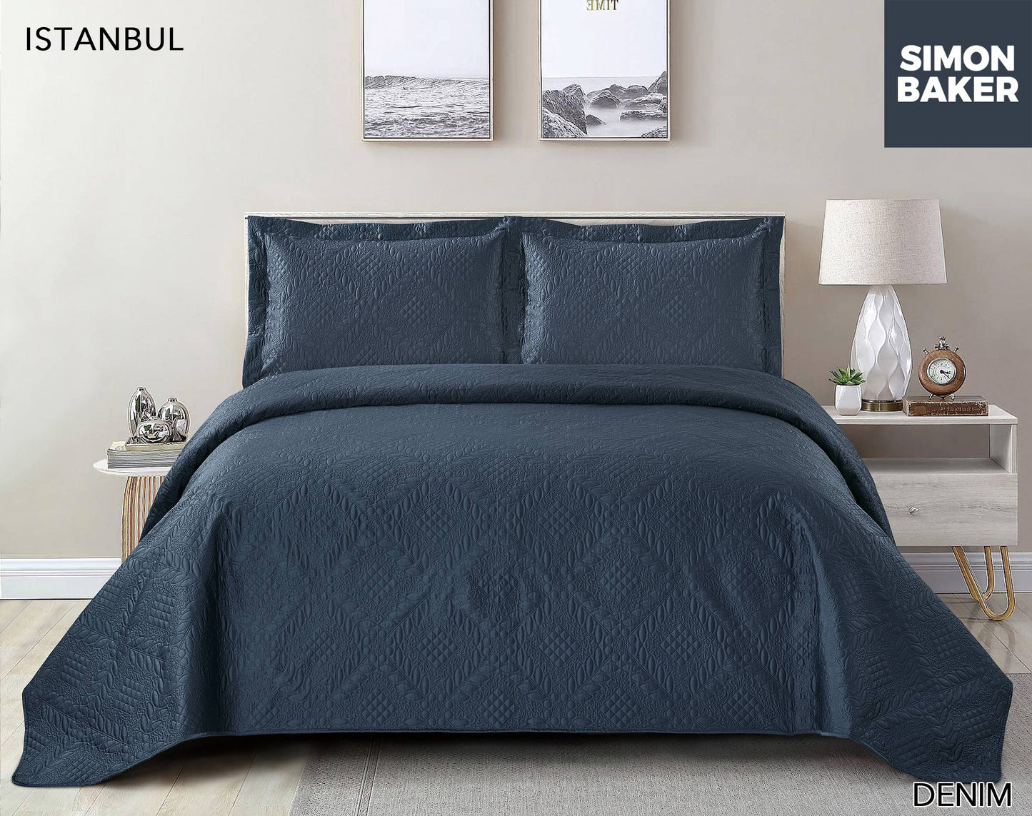 Istanbul Pin-Quilt Bedspread