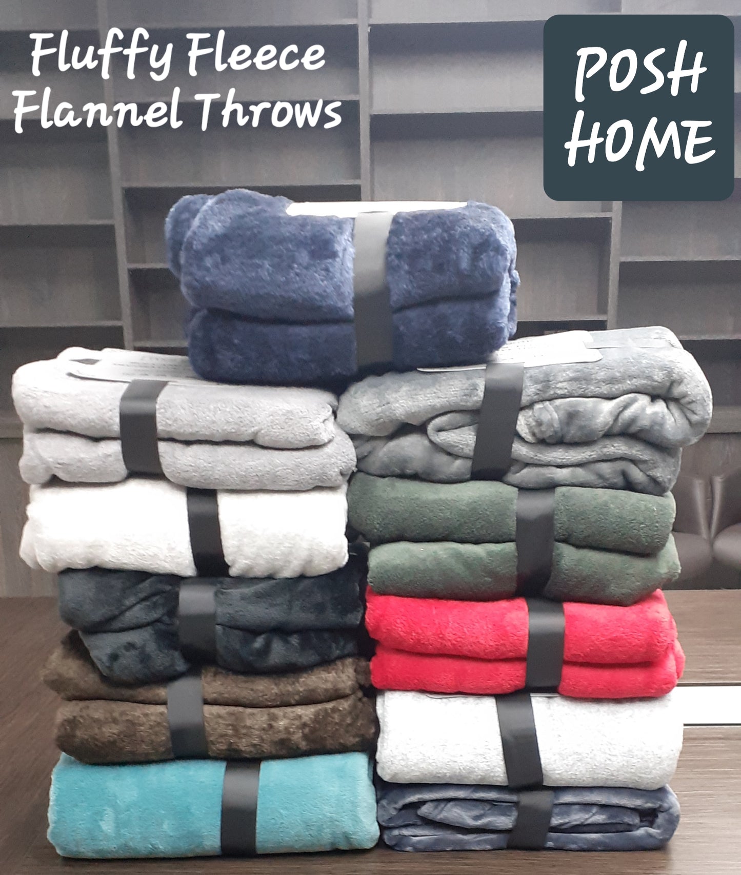 Cuddly Fluffy Fleece Throws