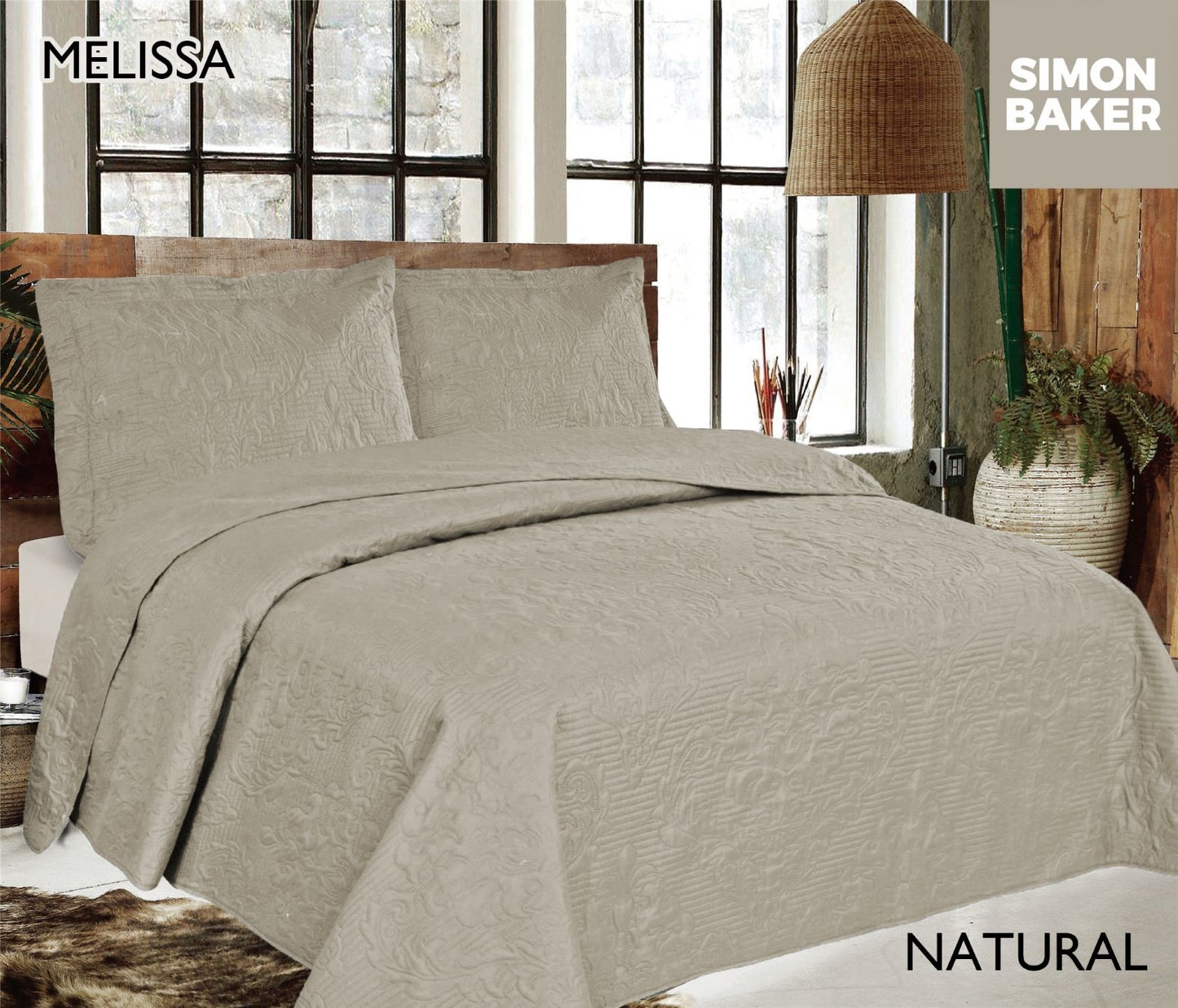 Quilted Melissa Bedspreads