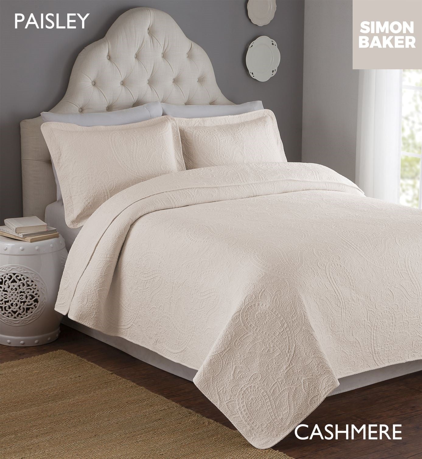 Quilted Paisley Bedspreads