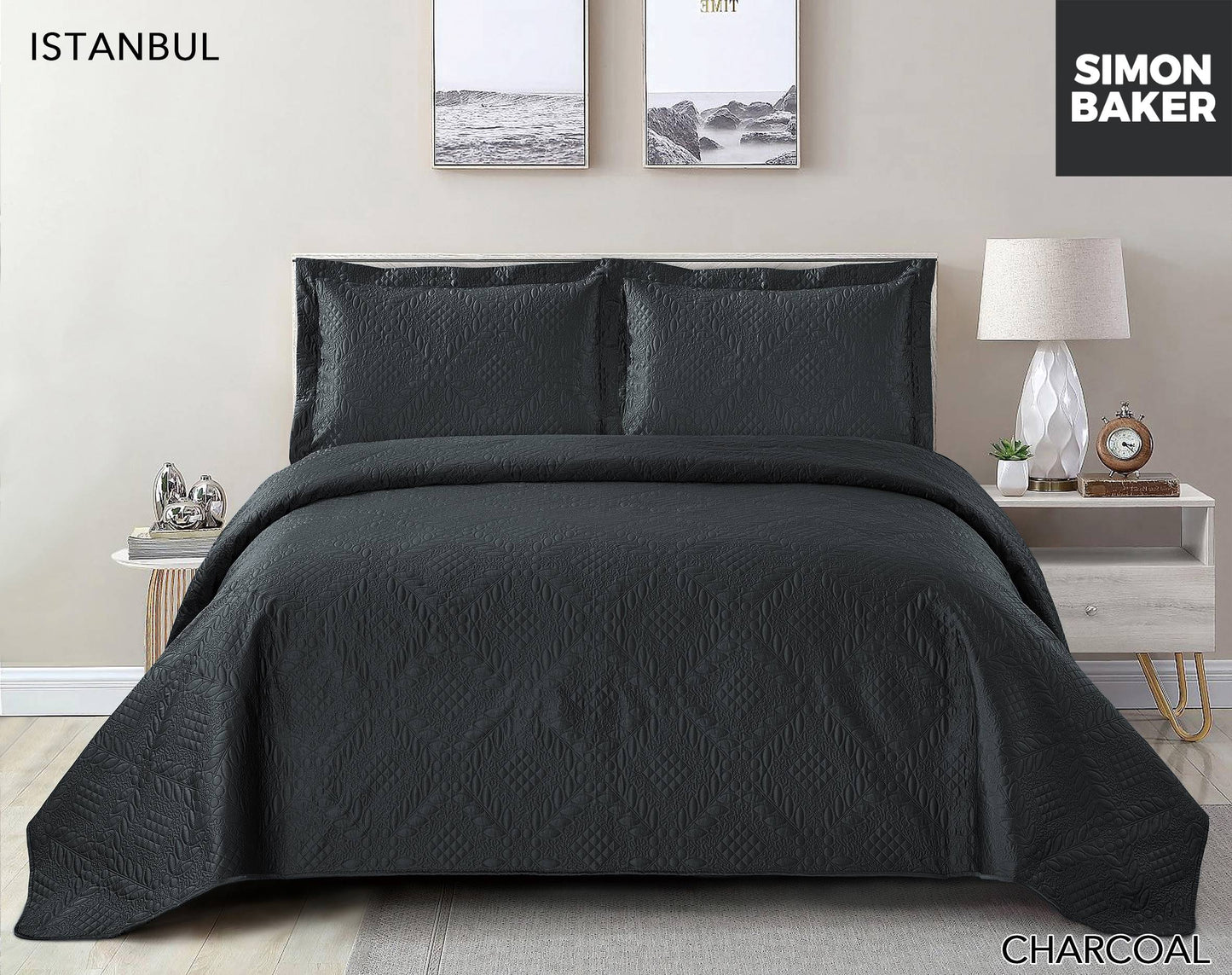 Istanbul Pin-Quilt Bedspread