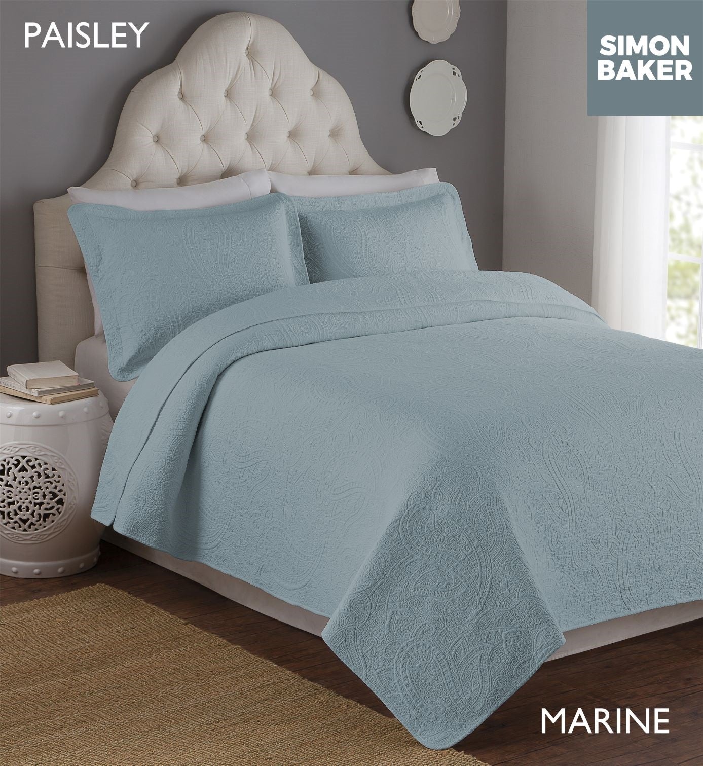 Quilted Paisley Bedspreads