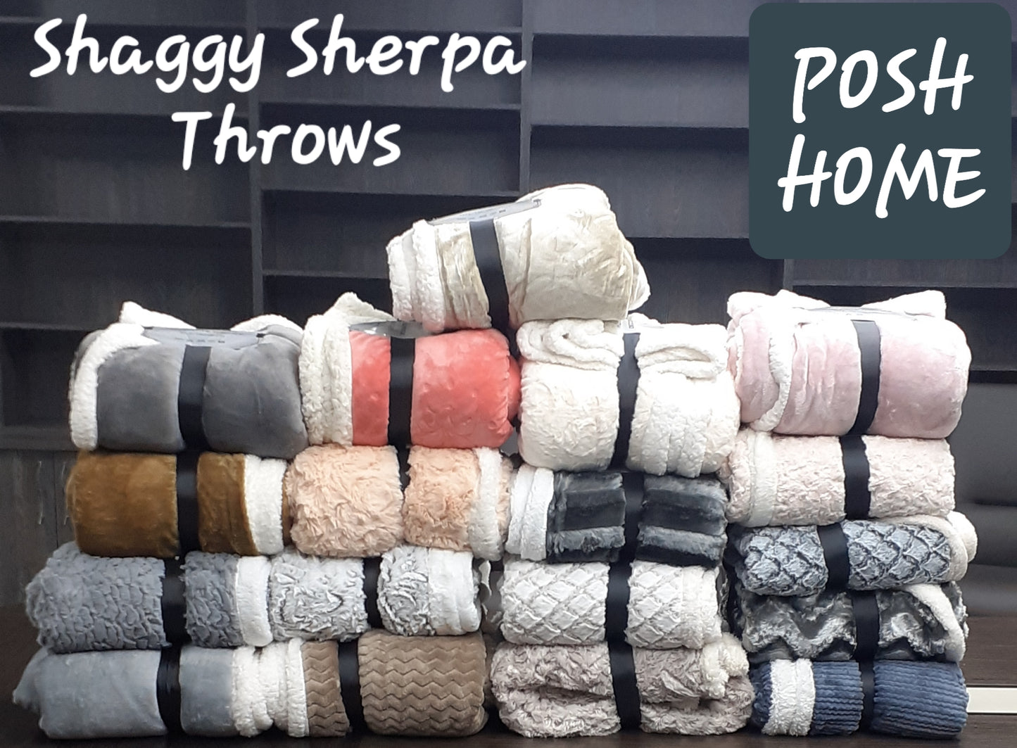 Shaggy Sherpa Throws