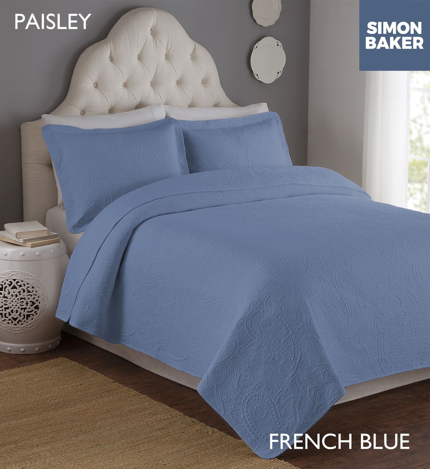 Quilted Paisley Bedspreads