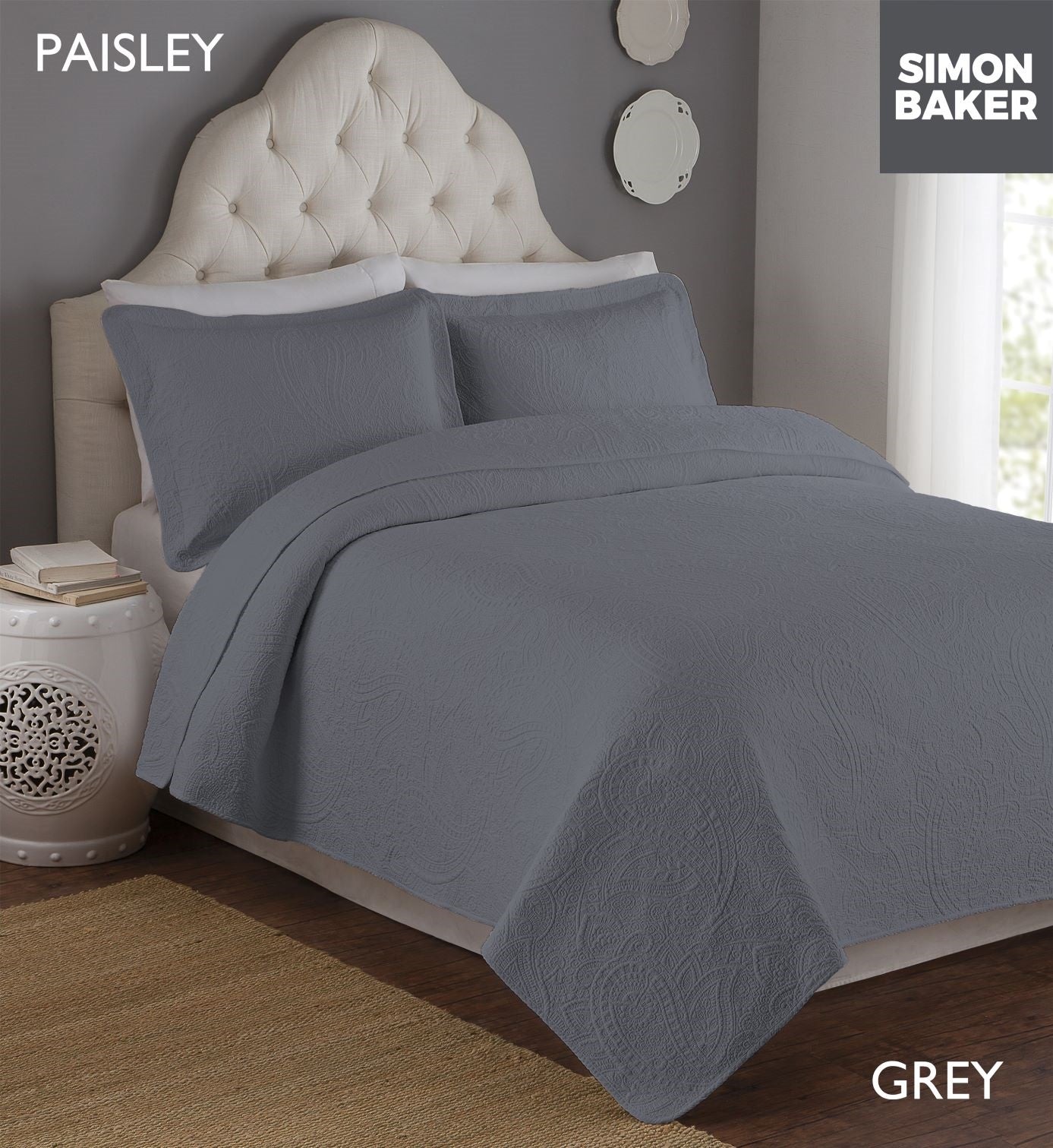 Quilted Paisley Bedspreads