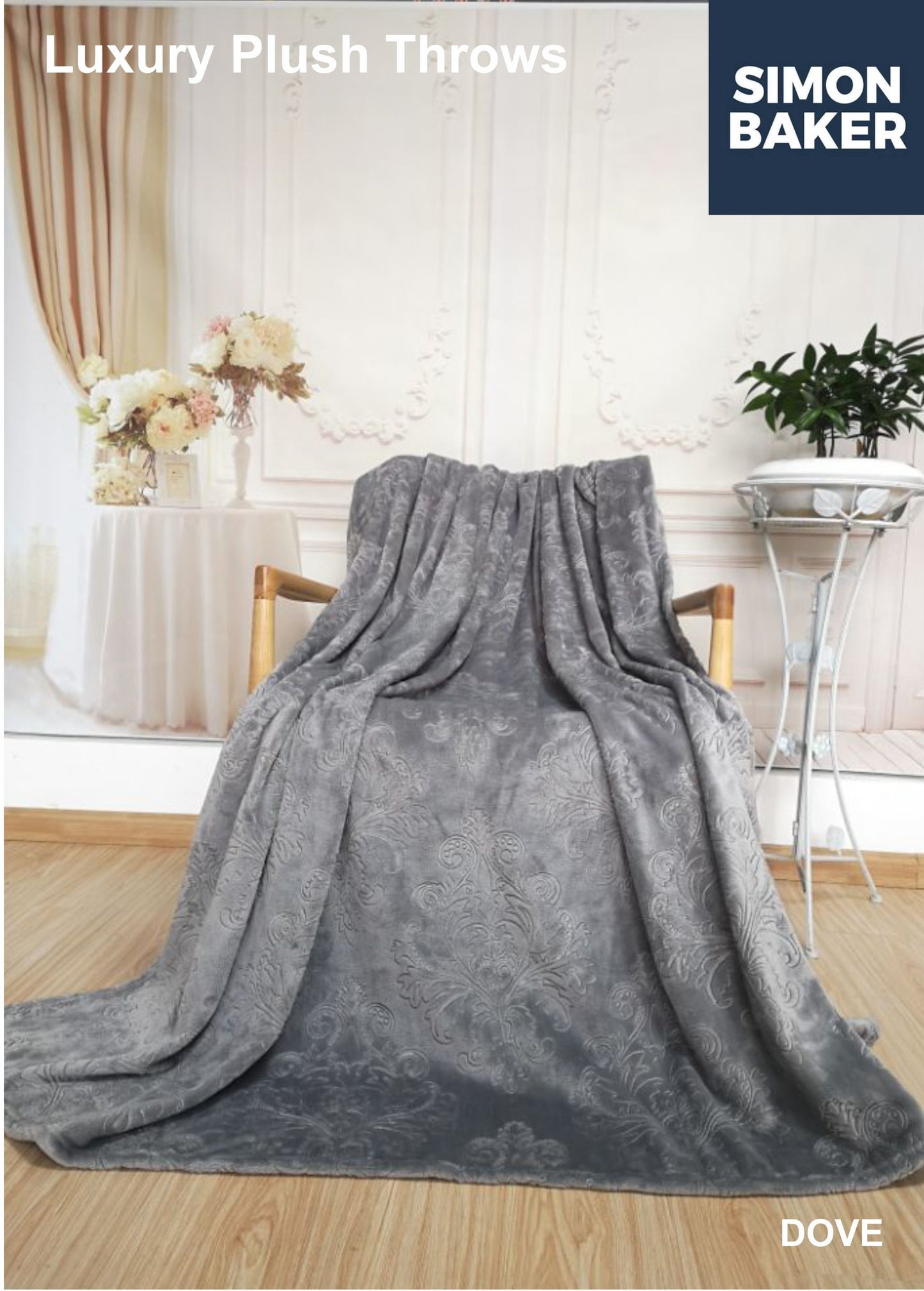 Plush Embossed Throws