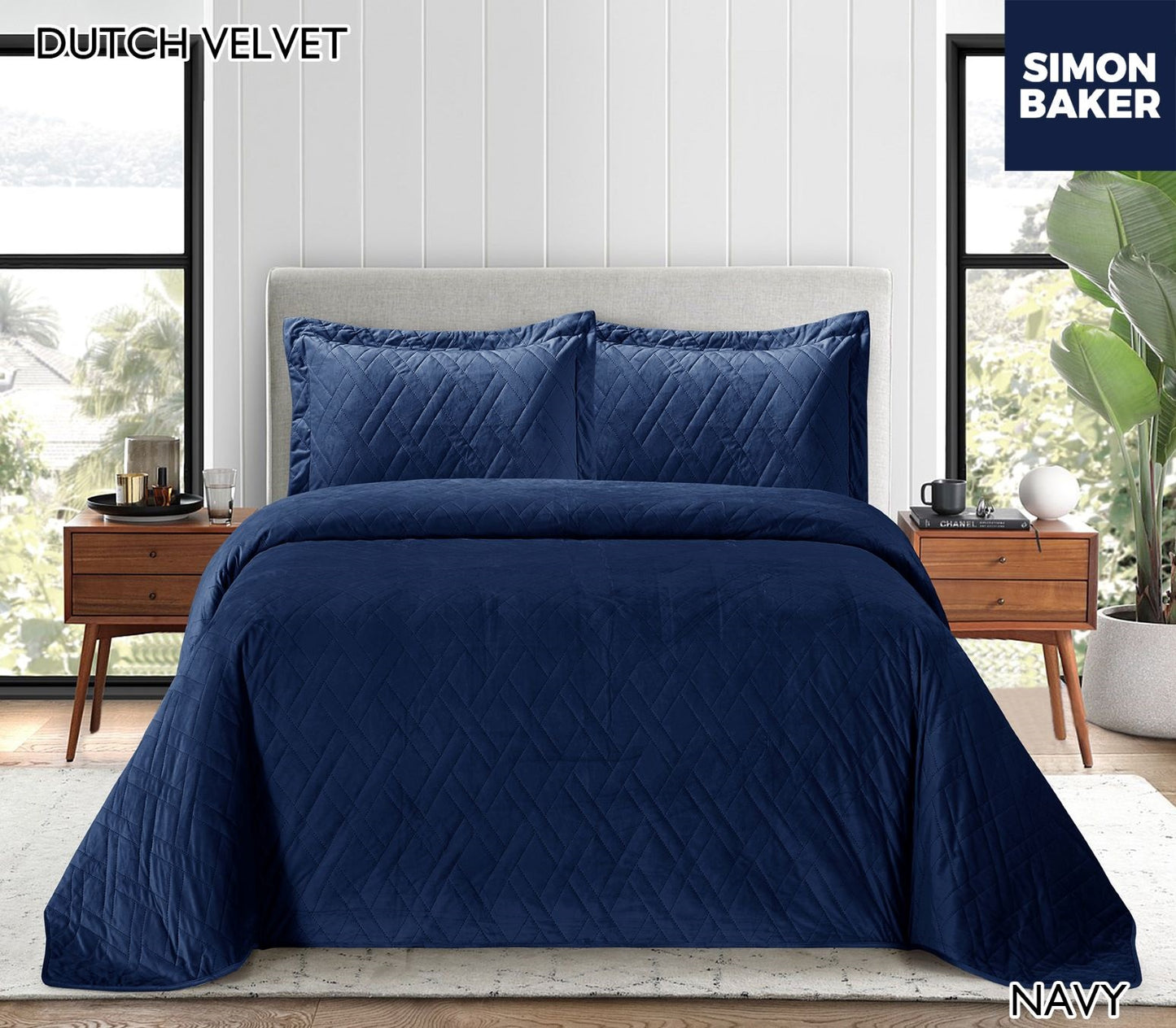 Pin Quilted Dutch Velvet Bedspreads