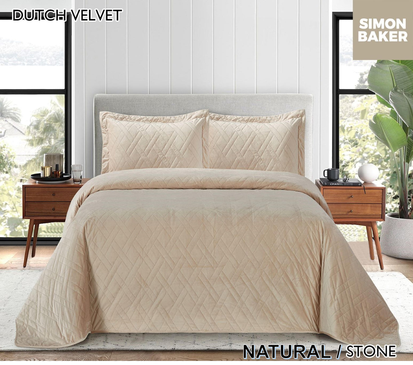 Pin Quilted Dutch Velvet Bedspreads