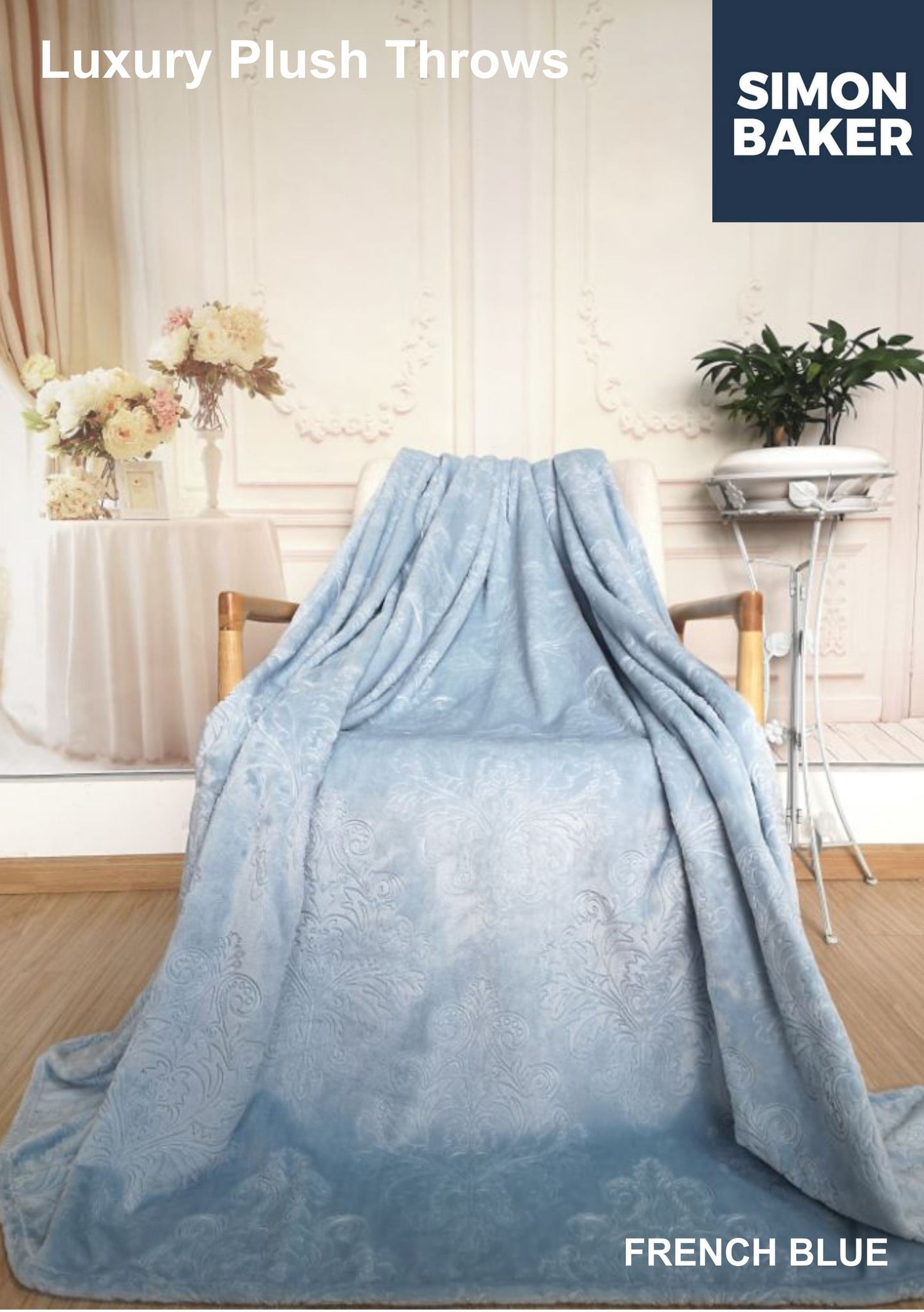 Plush Embossed Throws