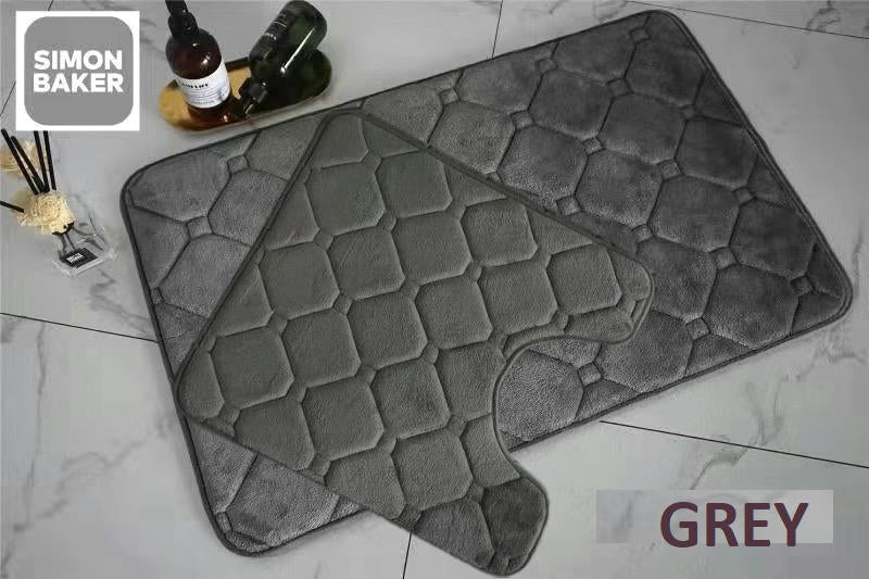 Memory Foam Bath Mat Set