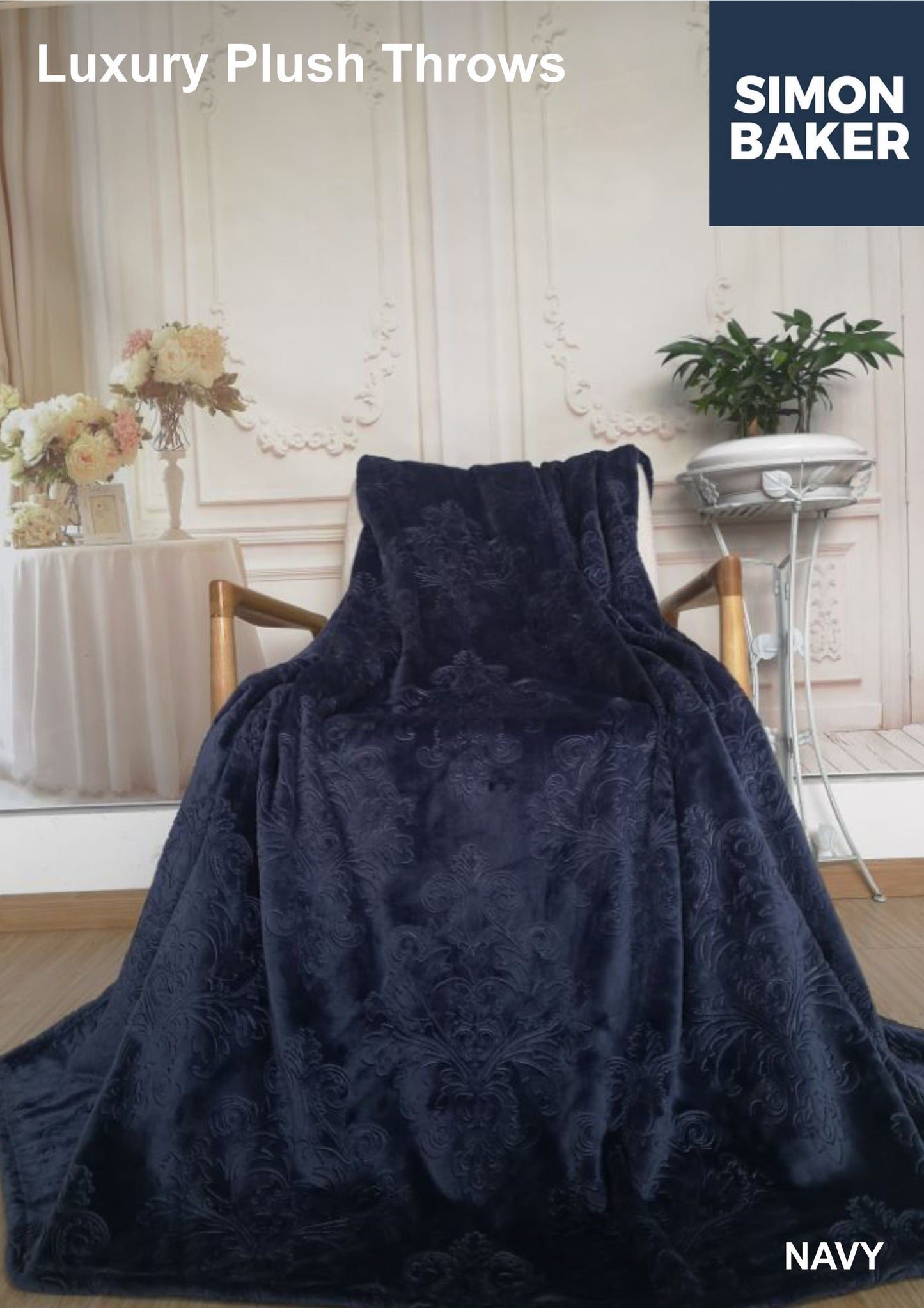 Plush Embossed Throws