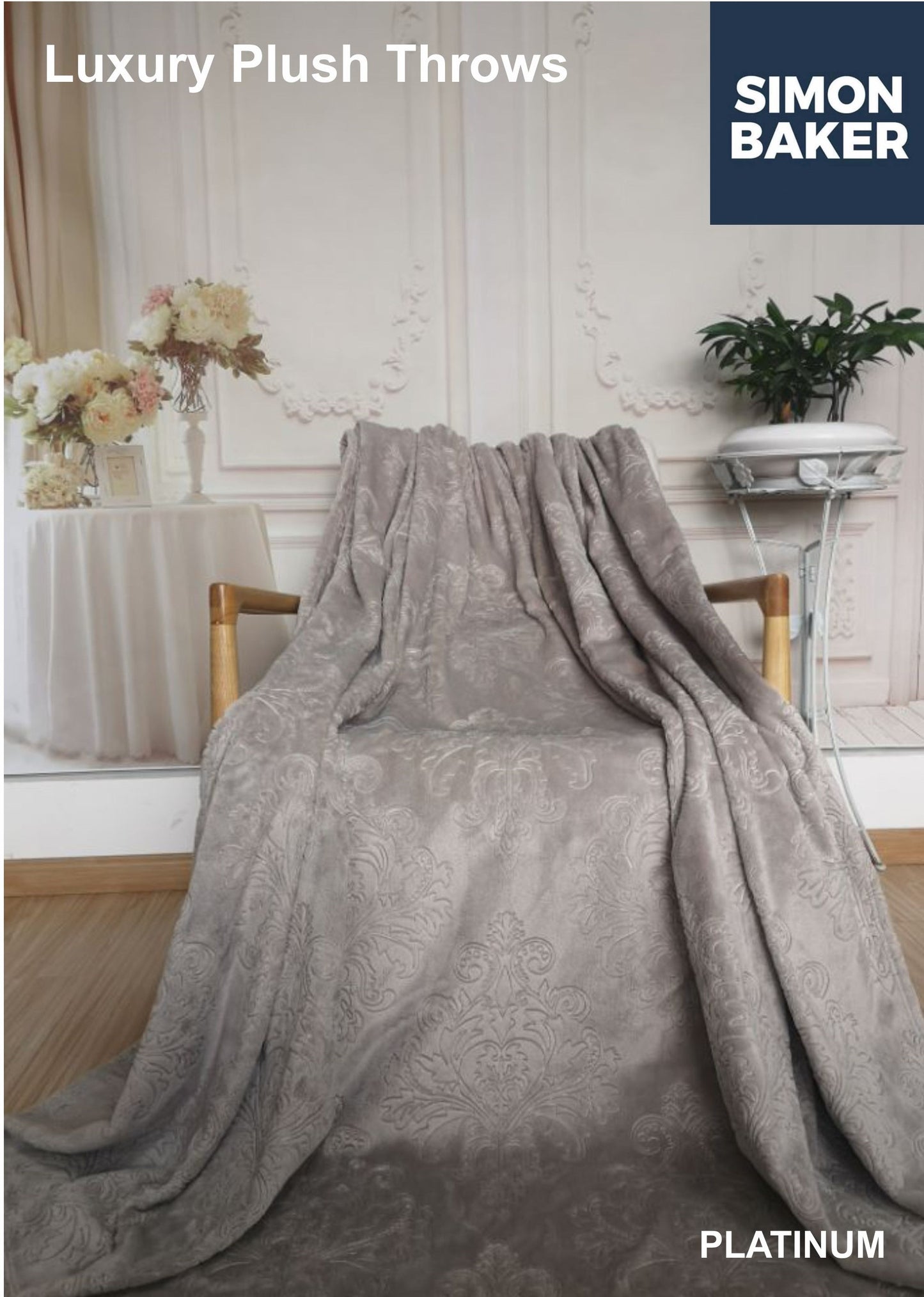 Plush Embossed Throws