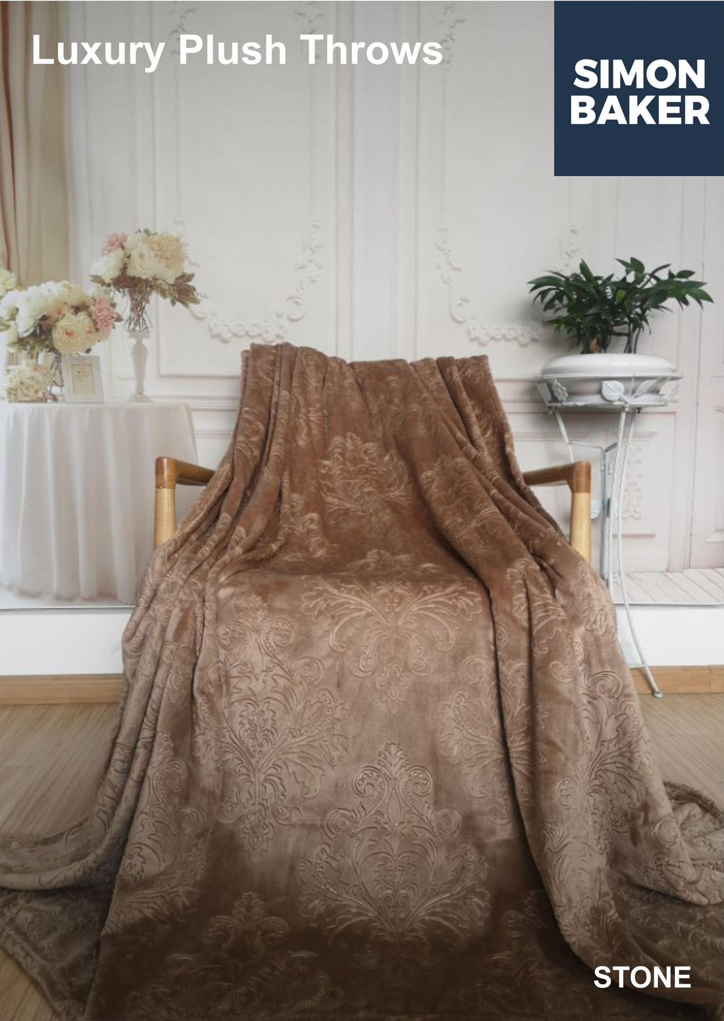 Plush Embossed Throws