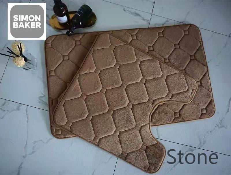 Memory Foam Bath Mat Set