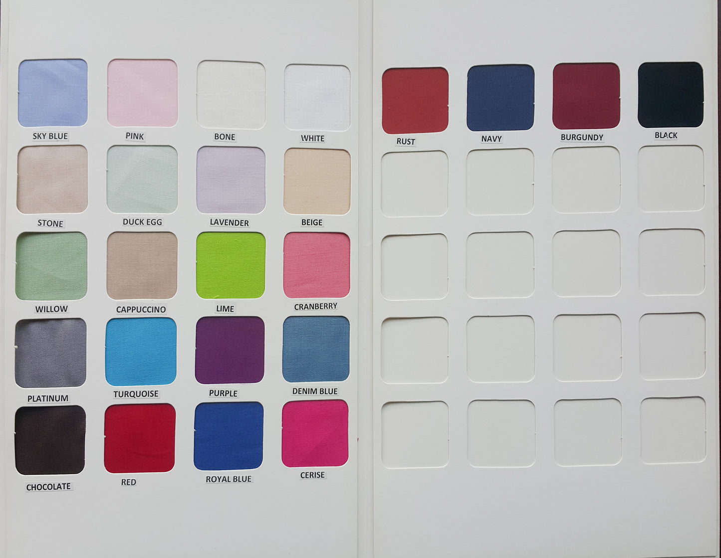 Plain Dyed Linen Poly-Cotton Flat Sheet