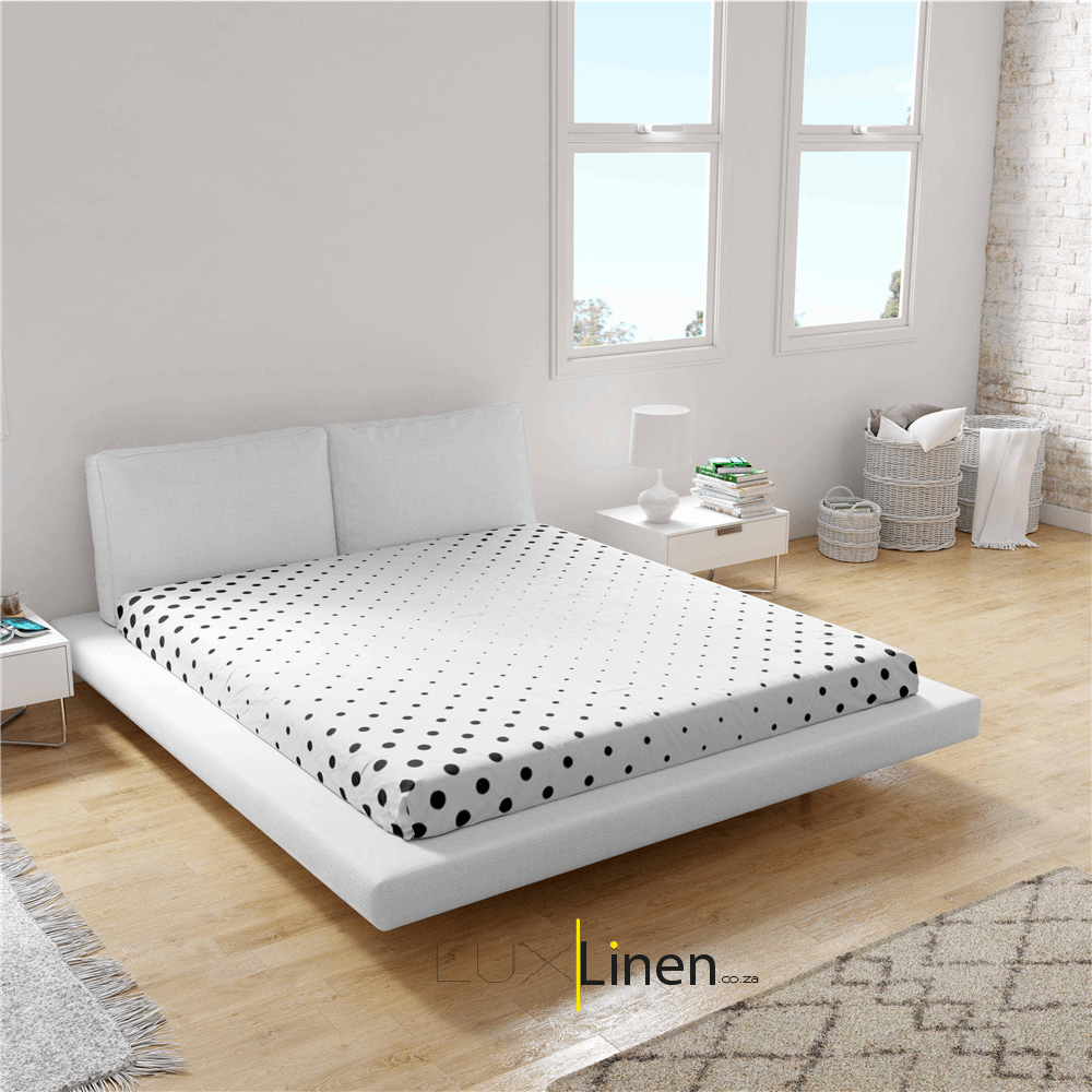 Black Dot Bed Sheet