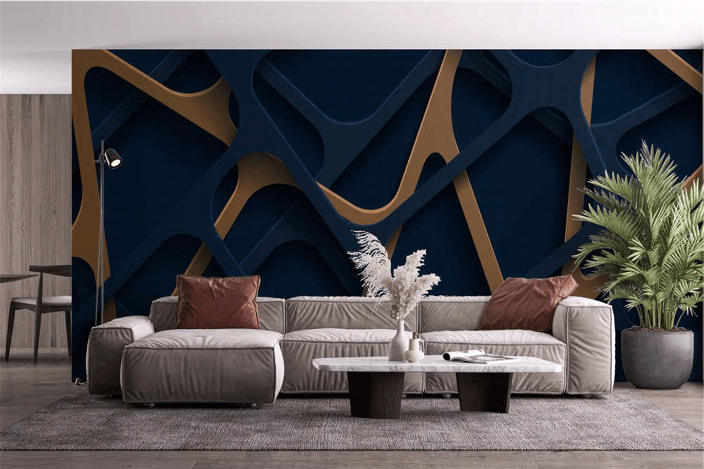 3-D Wall-Paper