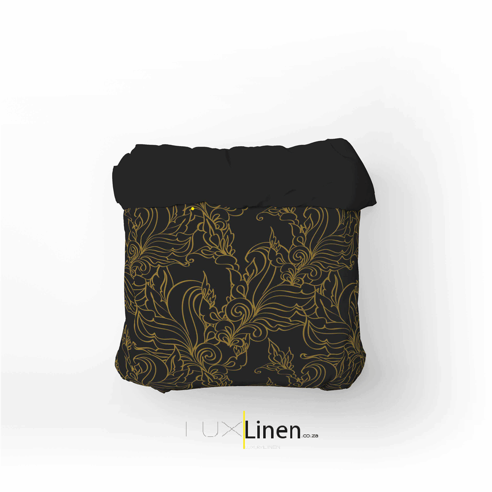 Gold Floral Duvet
