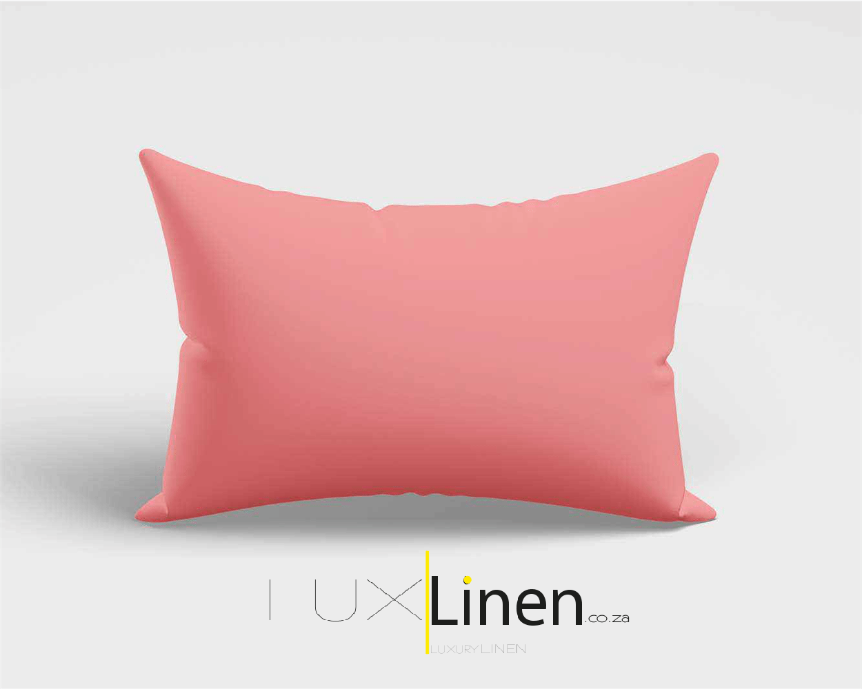 Salmon Pink Rectangular Cushion