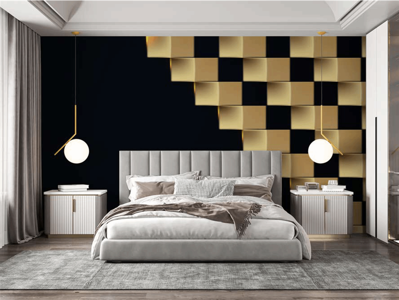 3-D Wall-Paper