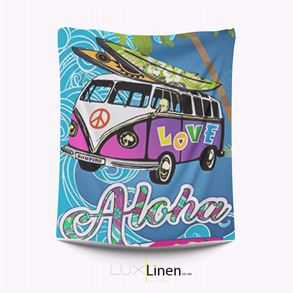 Aloha Flannel Blanket