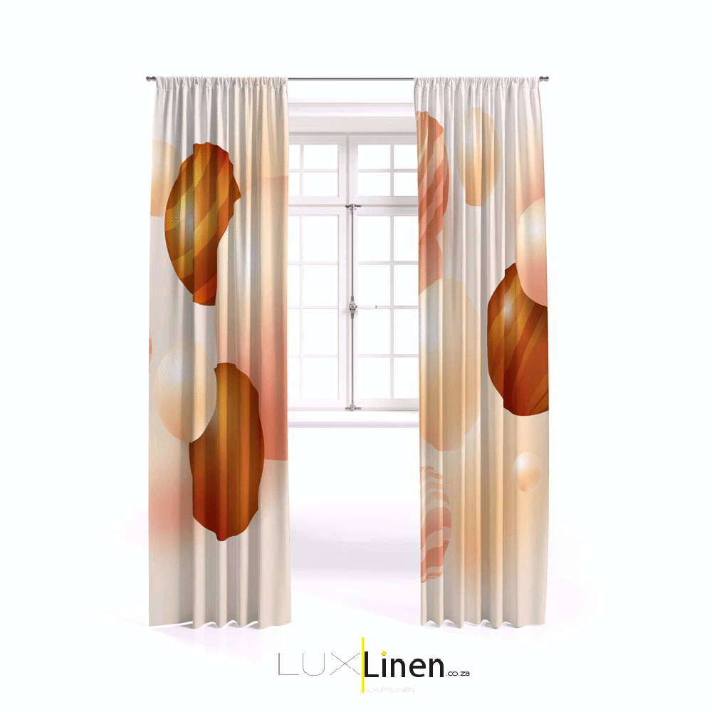 Bronze Sphere Curtain Set