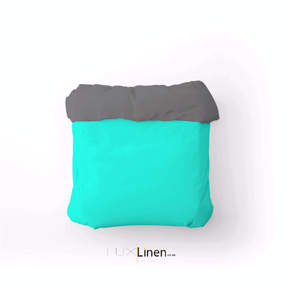 Turquoise & Grey Duvet