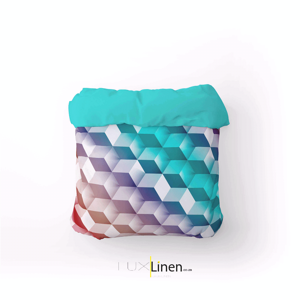 Blue Square Duvet