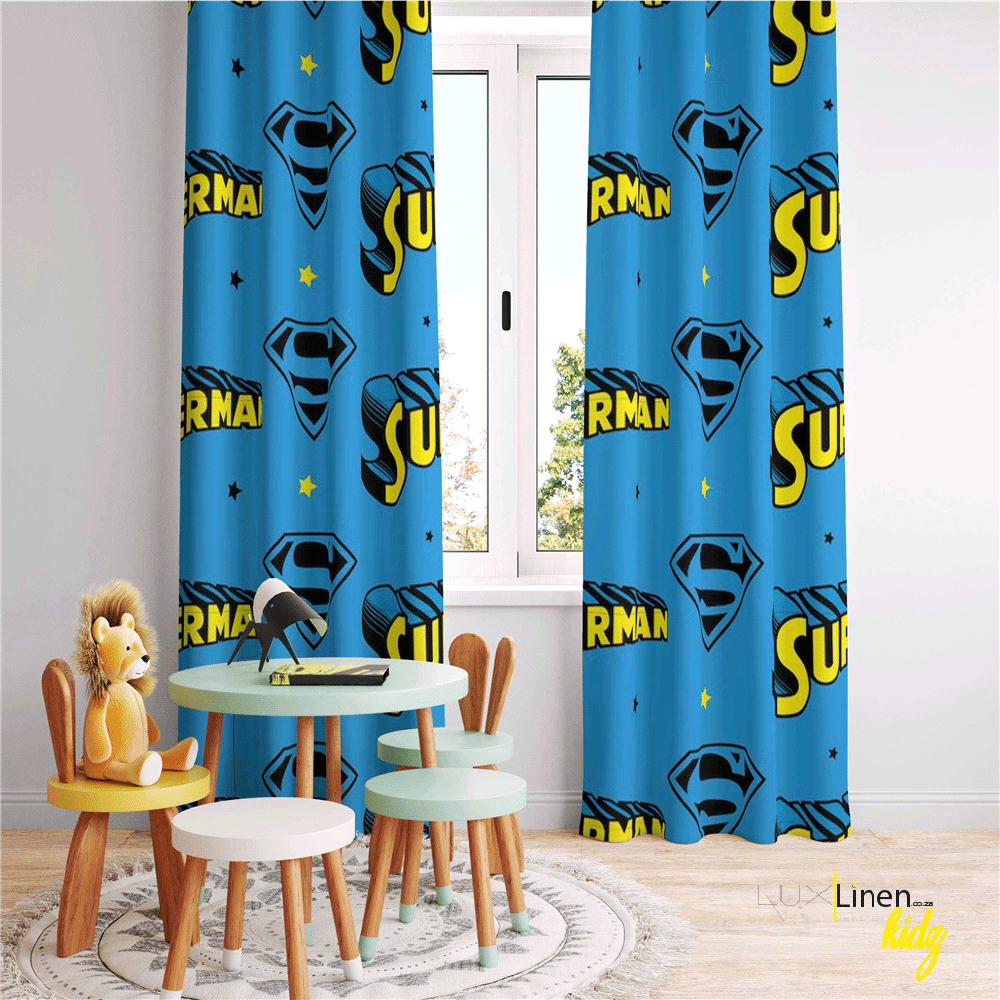 Kids Superman Curtains