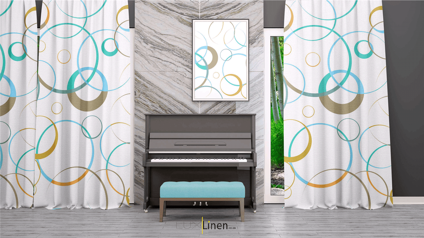 Circular Patterned Curtain