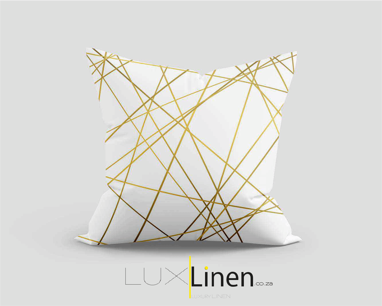 Gold & White Scatter Cushion