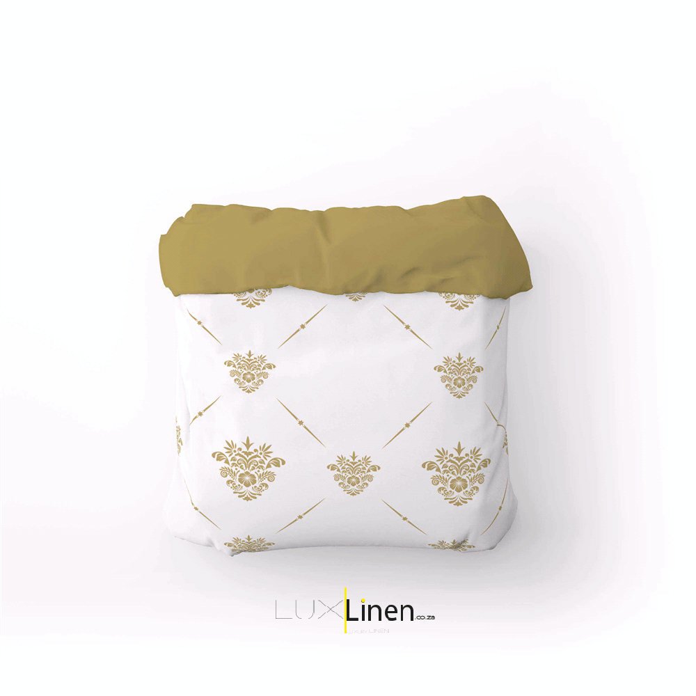 Bronze & White Duvet