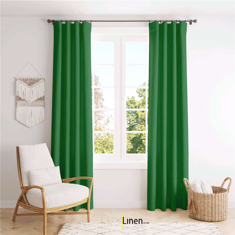 Emerald Green Curtain