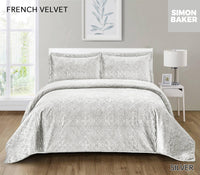 French Pin-Quilted Velvet Bedspreads