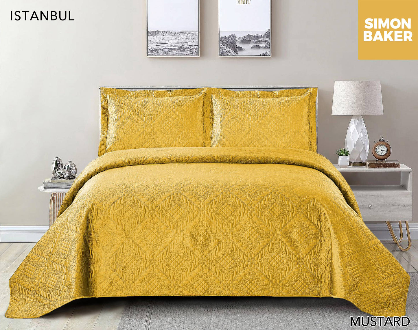 Istanbul Pin-Quilt Bedspread