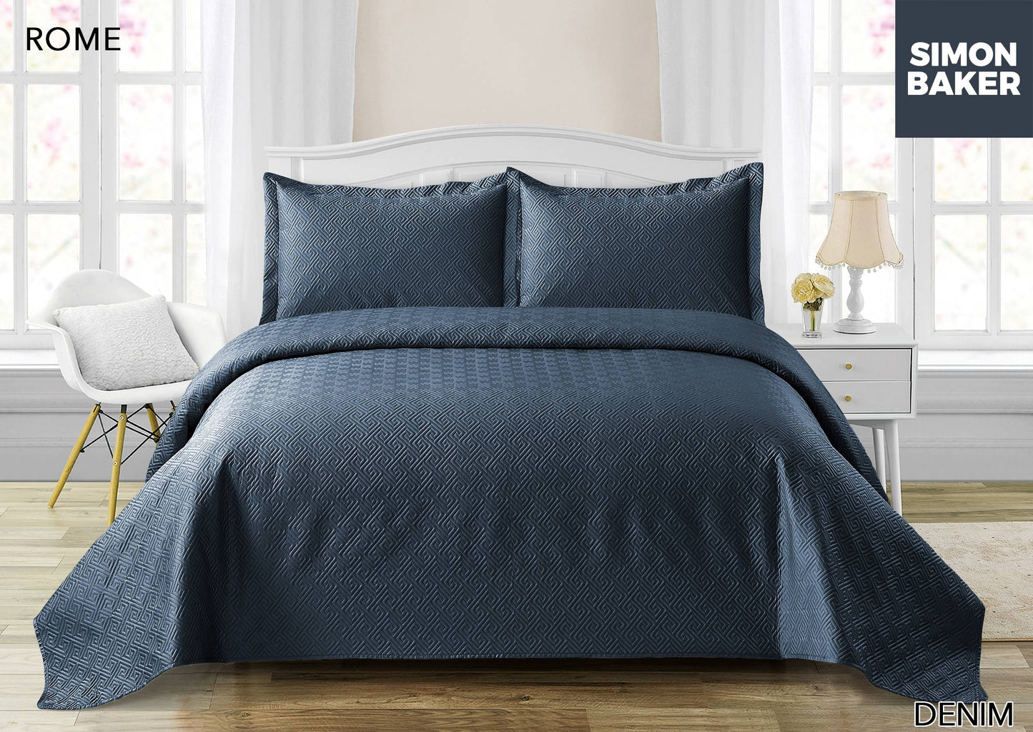 Rome Pin-Quilt Bedspread