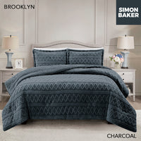 Brooklyn Comforter Set with Sherpa