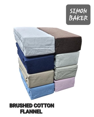 Brushed Cotton Flannel Bed Sheets
