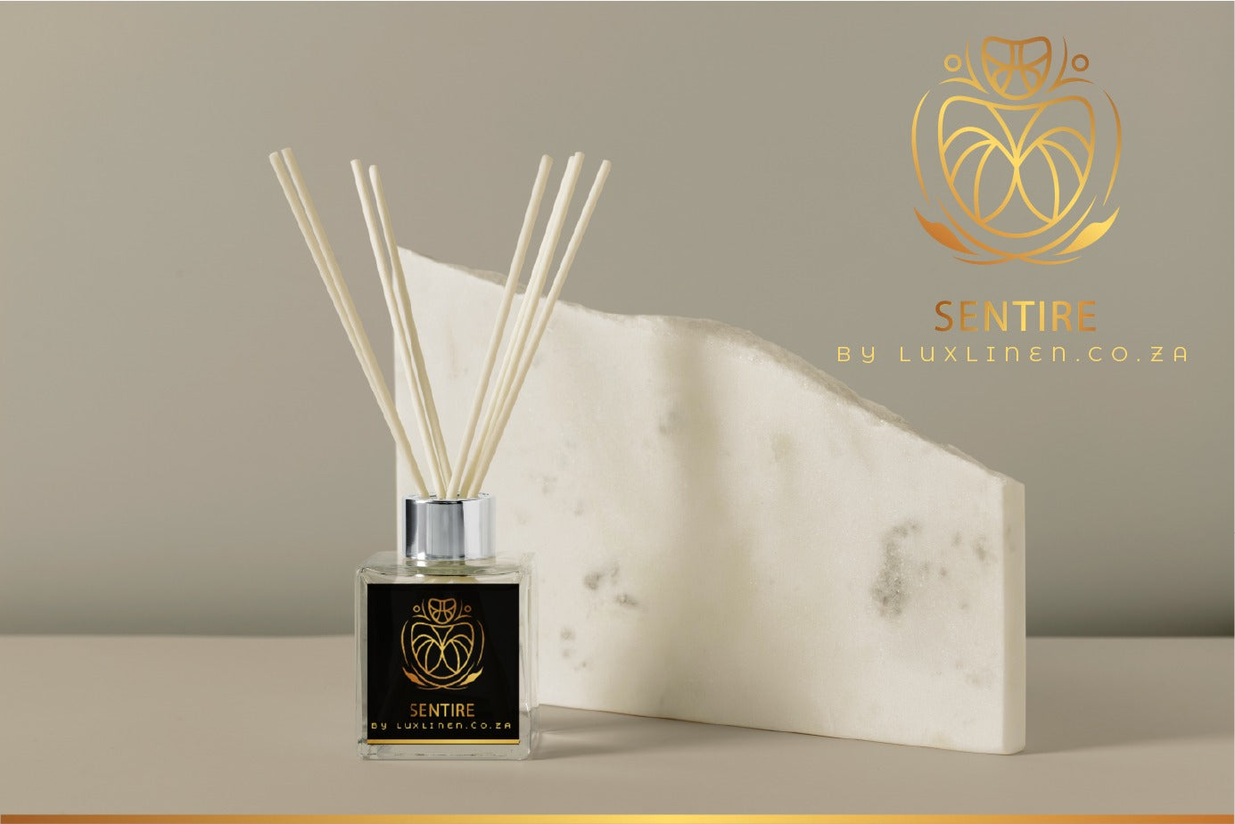 SENTIRE Lemongrass Bedroom Diffuser - 100ml + 10 reeds