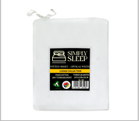 Simply Sleep - 200 Thread Count Polycotton Lodge Collection Fitted Sheet