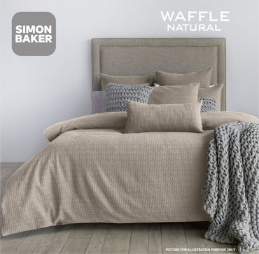 Waffle Weave Cotton Duvet Cover Set