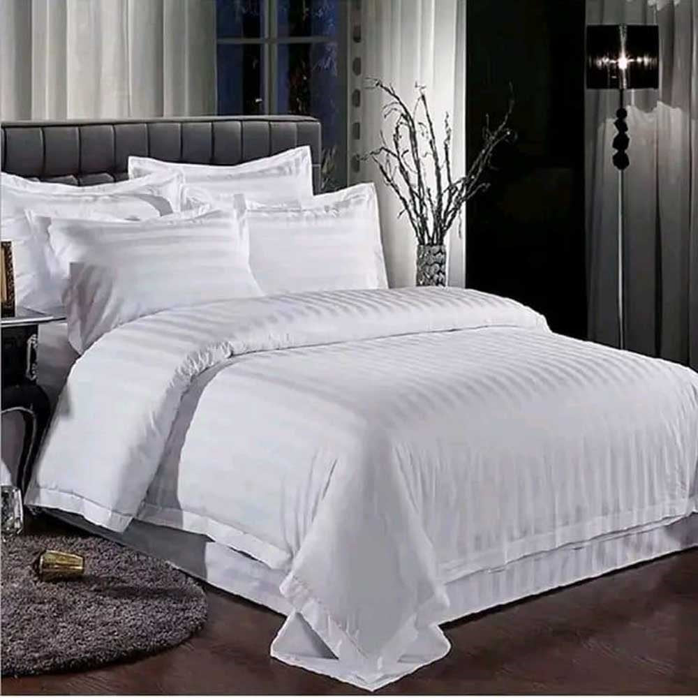 Luxury 1000TC Egyptian Cotton Striped Duvet Cover Set