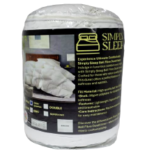 Simply Sleep - Ball Fibre Duvet Inner - Regular Fill